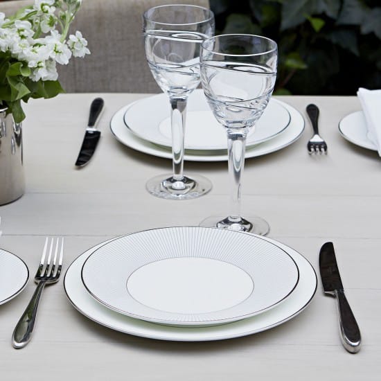 Pinstripe tallrik, Ø 23 cm Wedgwood