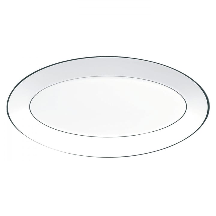 Platinum ovalt serveringsfat - 45 cm - Wedgwood
