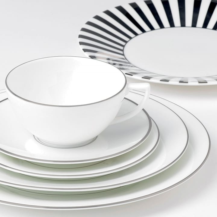 Platinum tallrik vit, Ø 18 cm Wedgwood