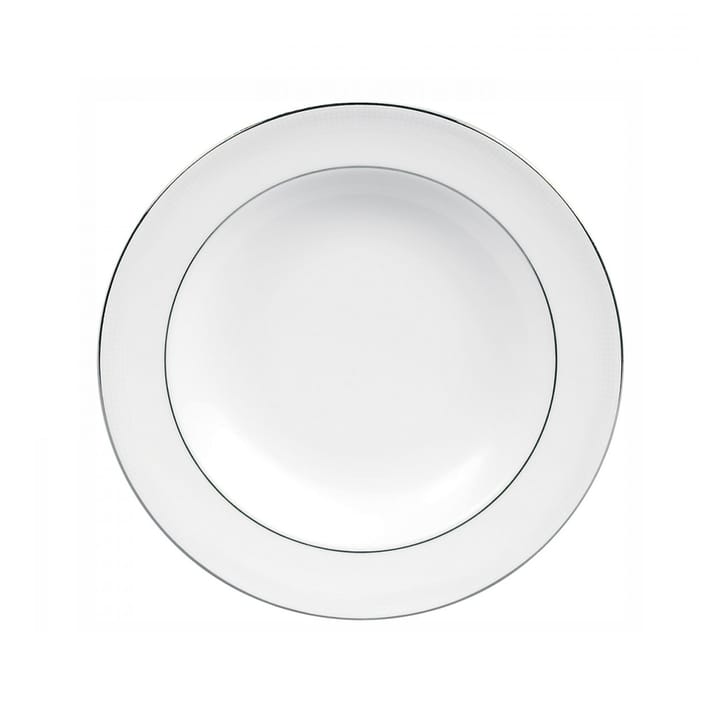 Vera Wang Blanc Sur Blanc djup tallrik, Ø 23 cm Wedgwood