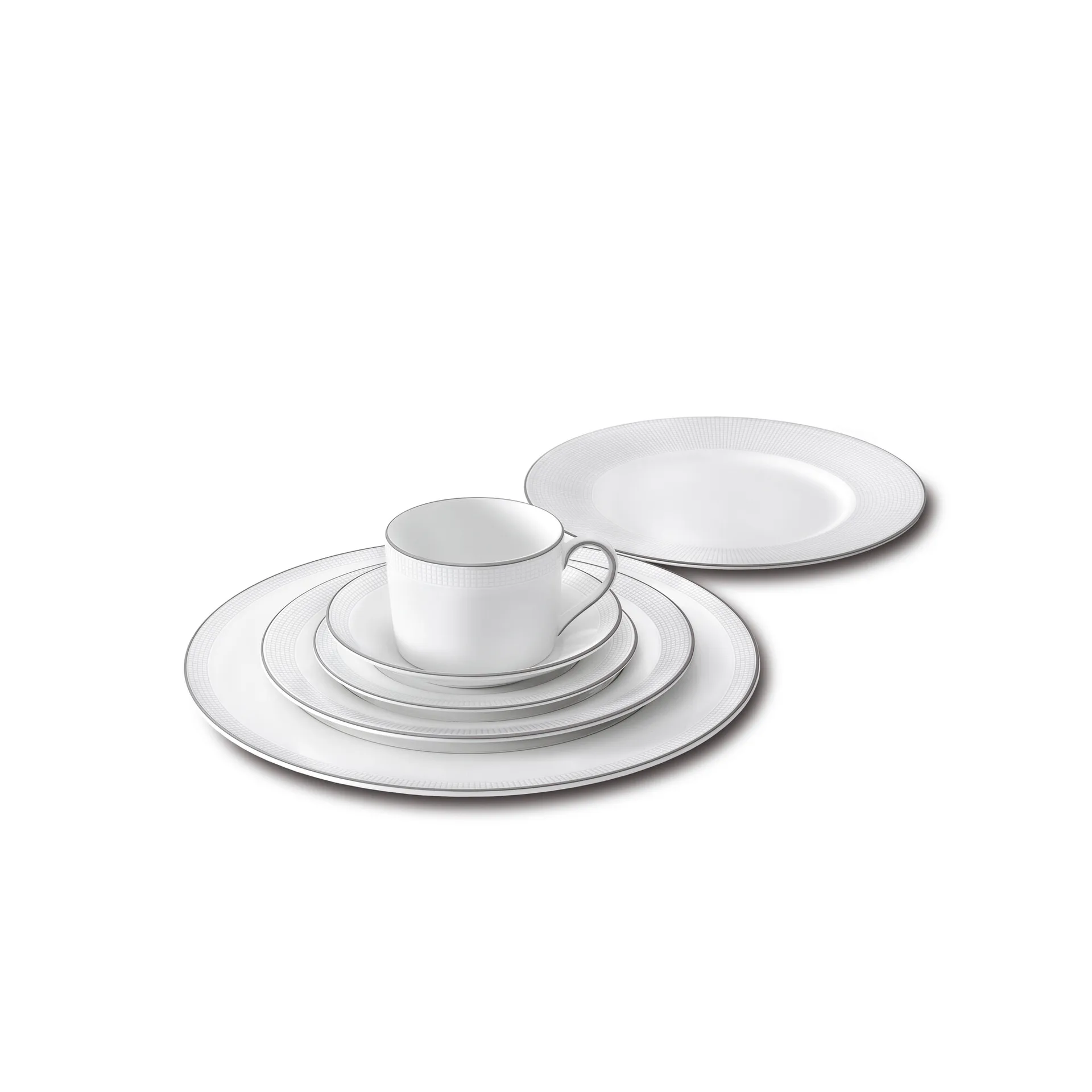 Vera Wang Blanc Sur Blanc espressofat, Ø12,5 cm Wedgwood
