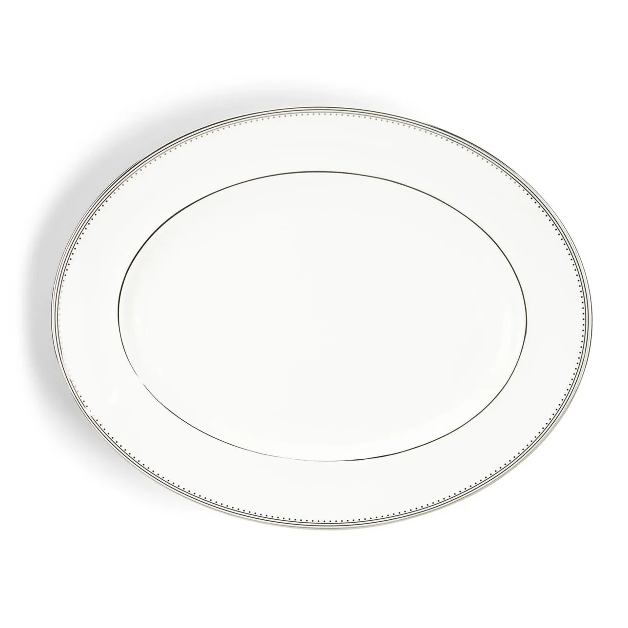 Vera Wang Grosgrain fat oval, White Wedgwood
