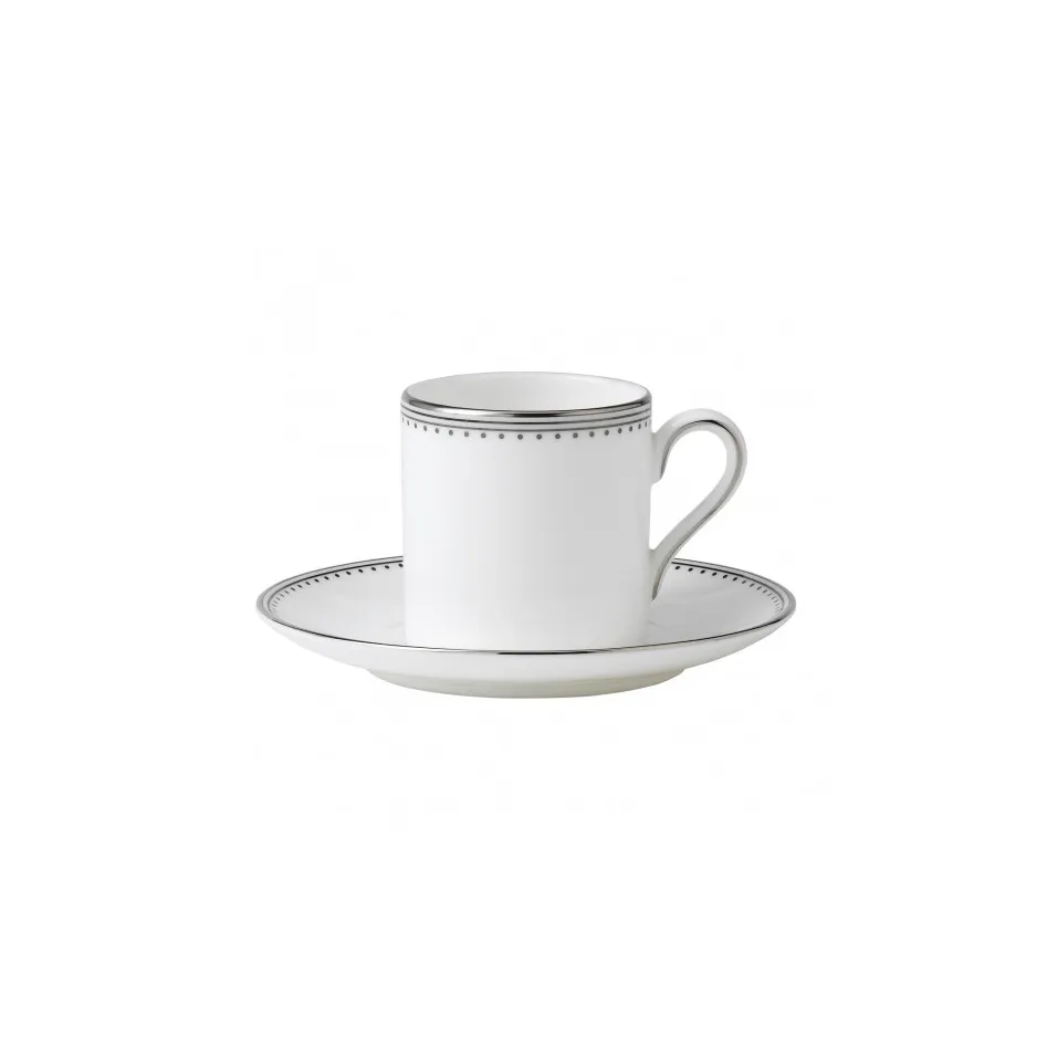 Vera Wang Grosgrain fat till espressokopp, vit Wedgwood