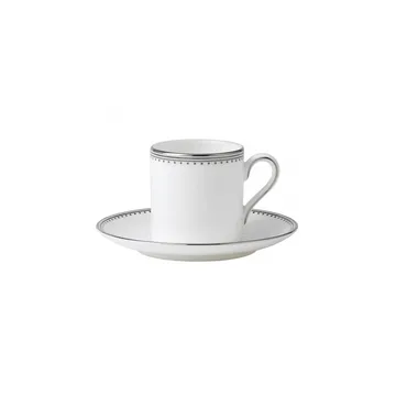 Vera Wang Grosgrain fat till espressokopp - vit - Wedgwood