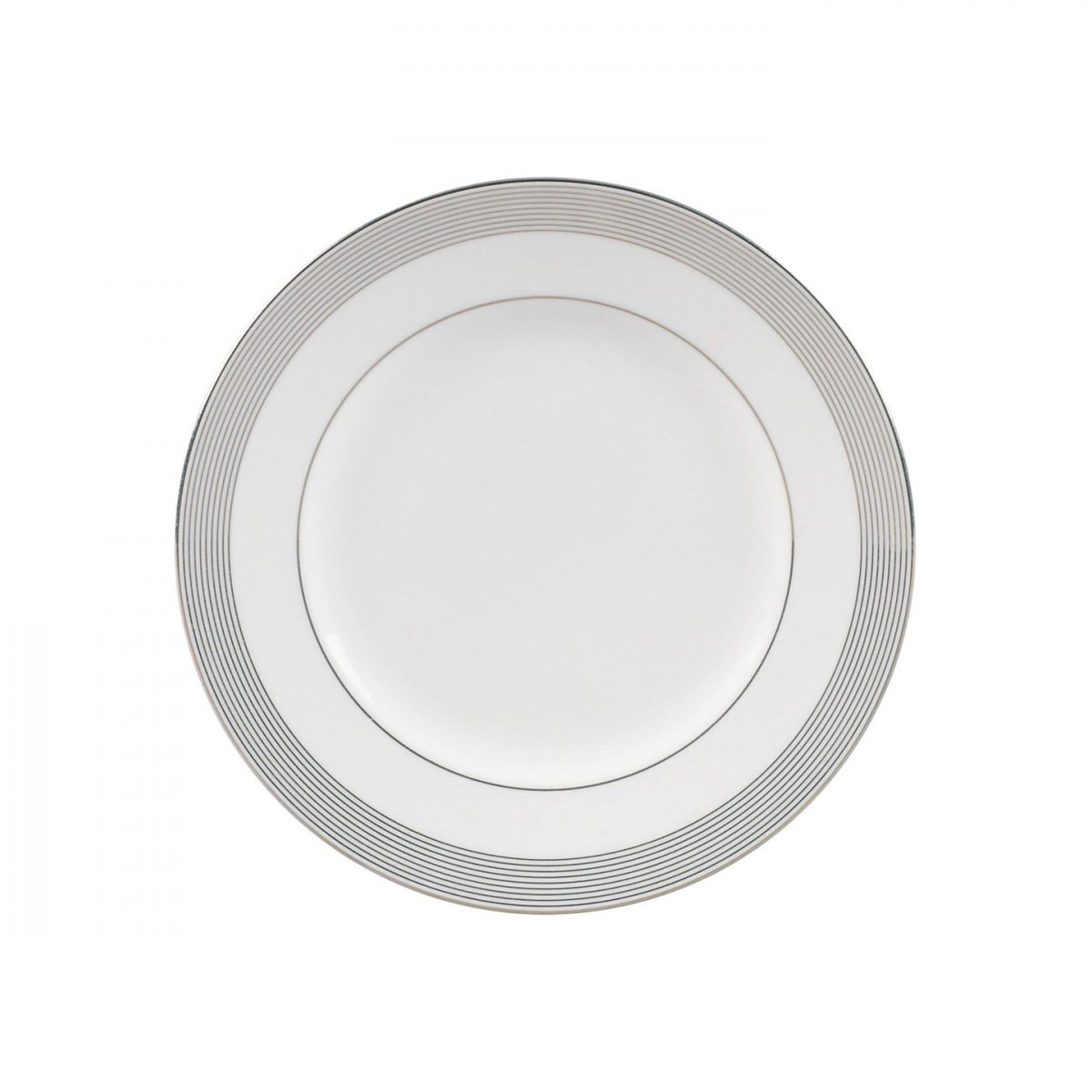 Wedgwood Vera Wang Grosgrain tallrik med grå kant 20 cm