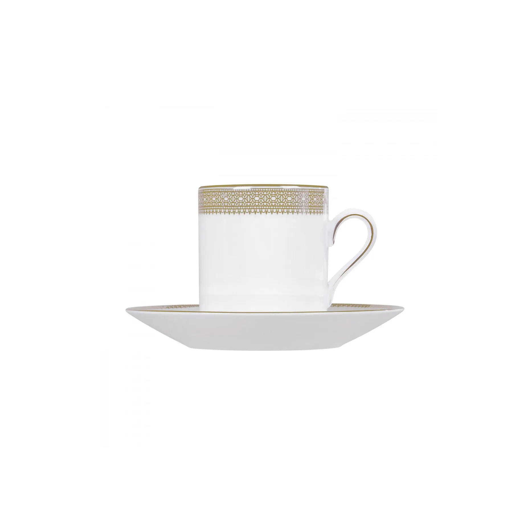 Vera Wang Lace Gold fat till kaffekopp, vit Wedgwood