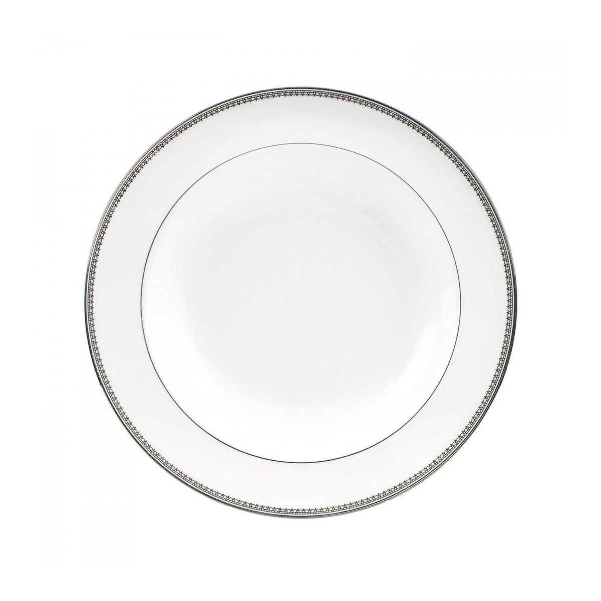 Wedgwood Vera Wang Lace Platinum djup tallrik 23 cm