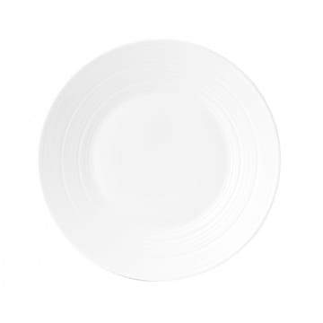 White Strata tallrik - Ø 23 cm - Wedgwood