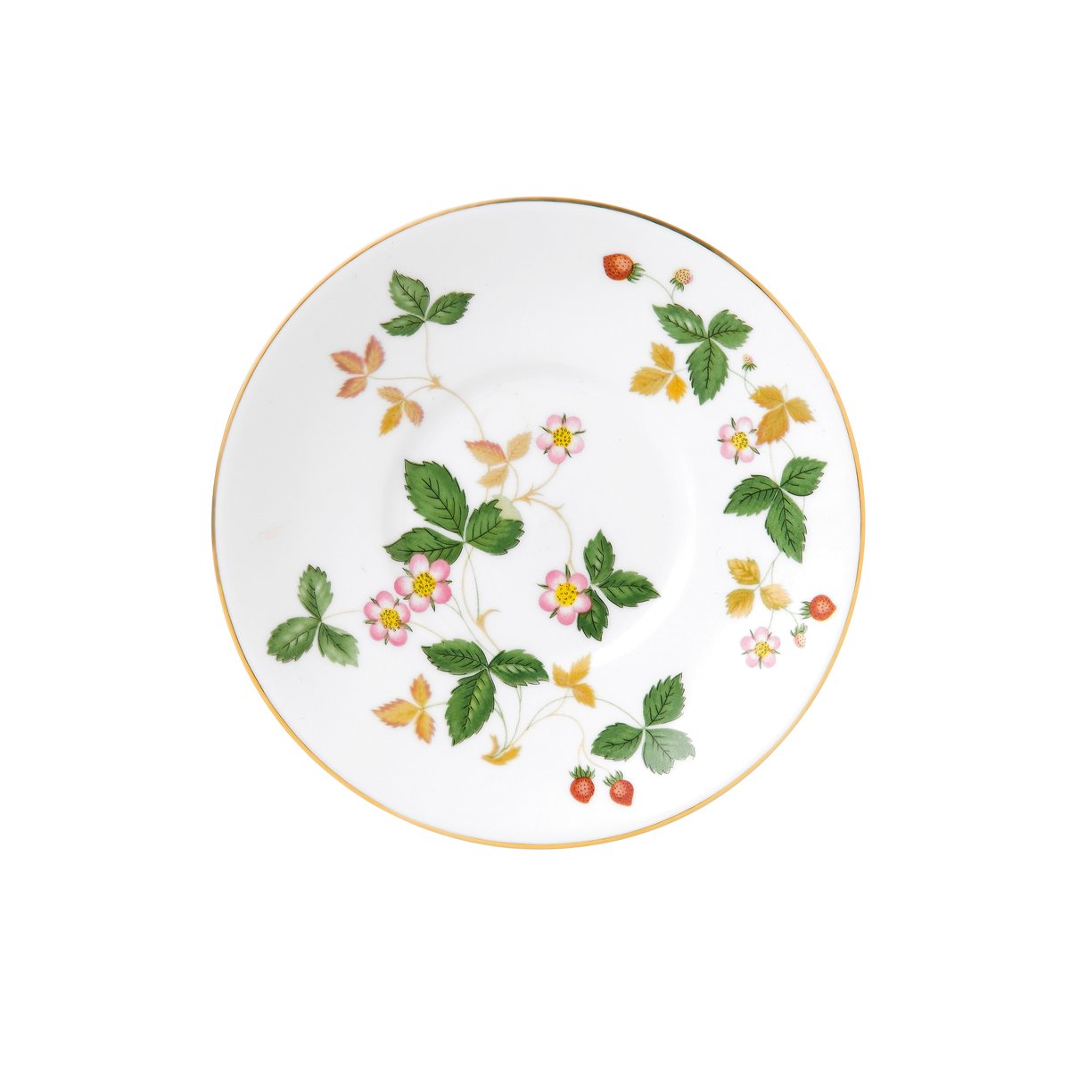 Wedgwood Wild Strawberry tefat 15 cm | Skandinavisk Design | Kaffefat & Tefat | Grön