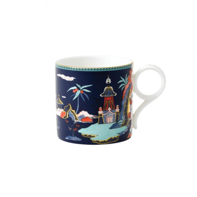 Wonderlust mugg stor - blue pagoda - Wedgwood