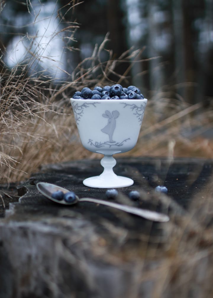 Alv dessertskål på fot Ø11 cm, Silver Wik & Walsøe