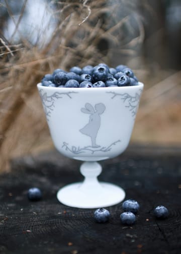 Alv dessertskål på fot Ø11 cm - Silver - Wik & Walsøe