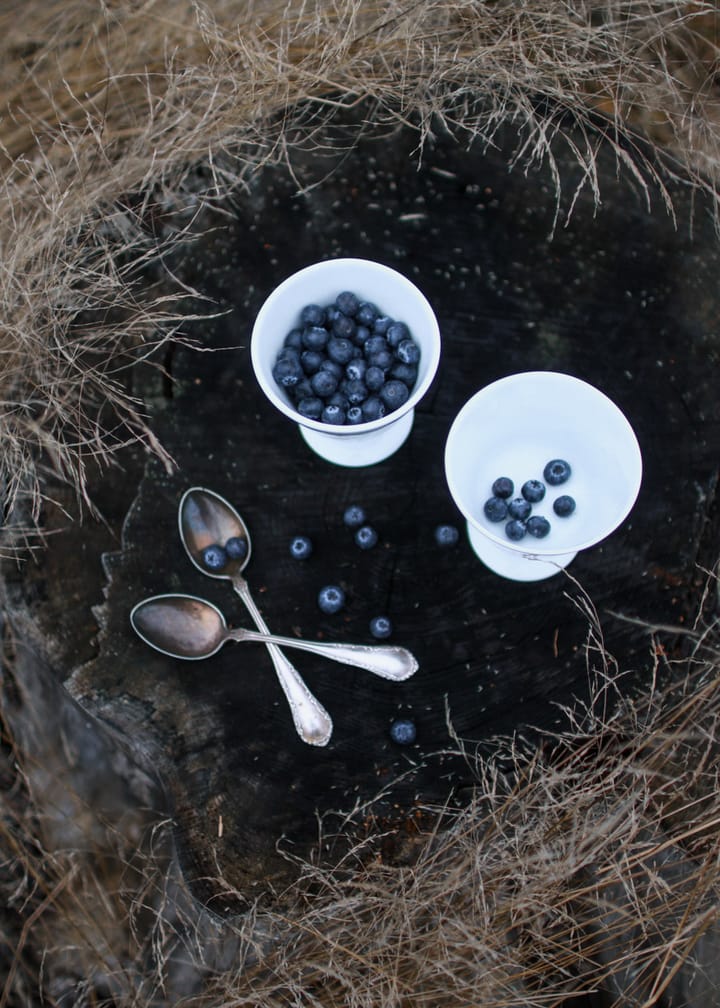 Alv dessertskål på fot Ø11 cm, Silver Wik & Walsøe