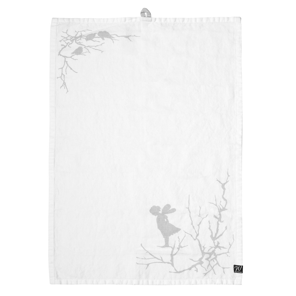 Wik & Walse Alv kökshandduk 47x70 cm Vit | Skandinavisk Design | Kökshanddukar | Vit