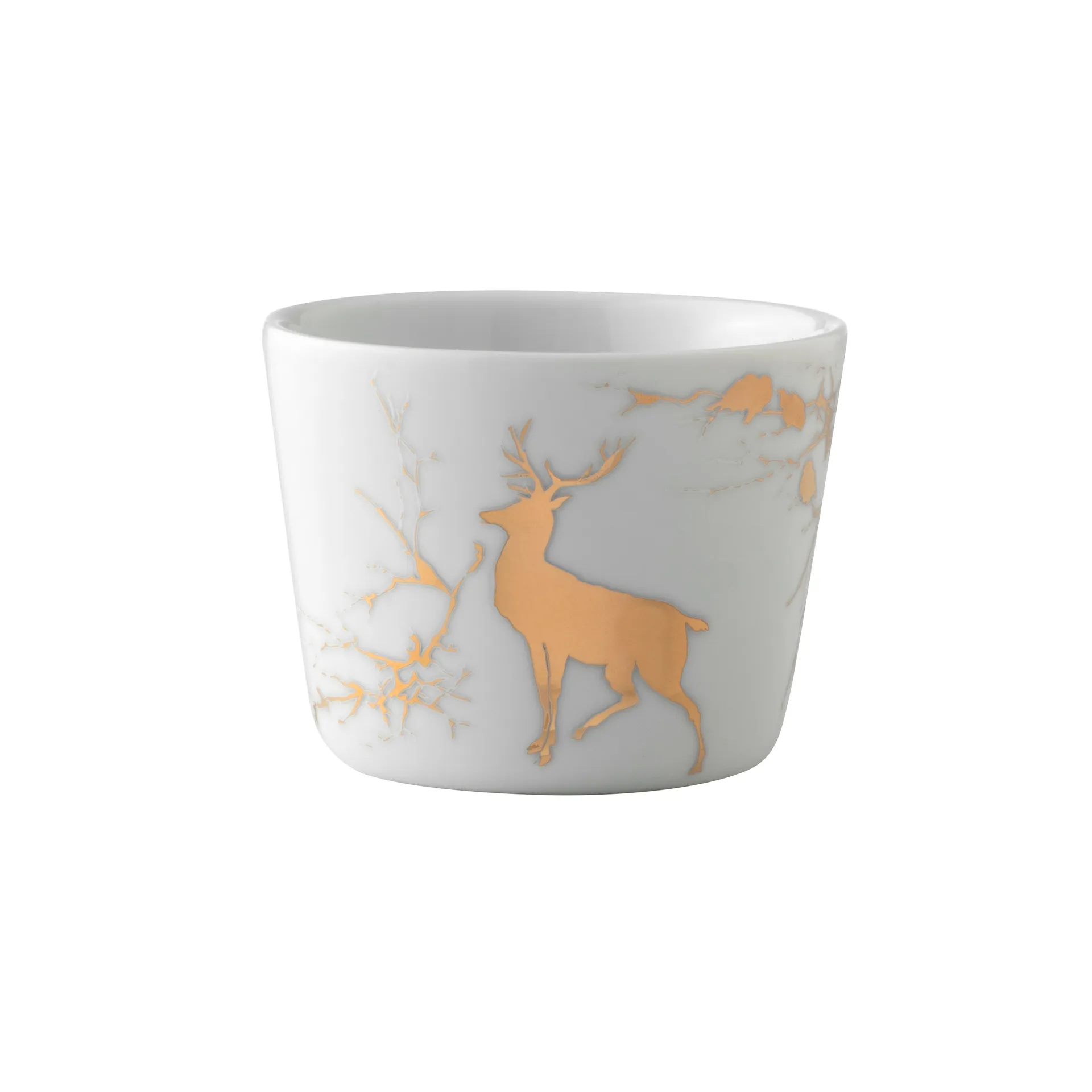 Alveskog skål 9 cm, Vit-guld Wik & Walsøe