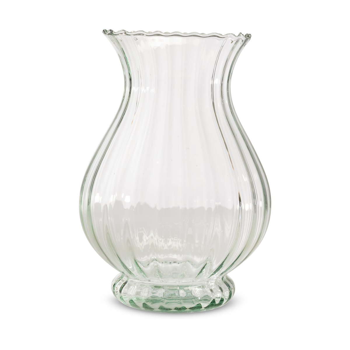 Wik & Walse Falla recycled vas 25 cm Klar | Skandinavisk Design | Vaser | Transparent