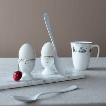 Julemorgen äggkopp 2-pack - Vit - Wik & Walsøe