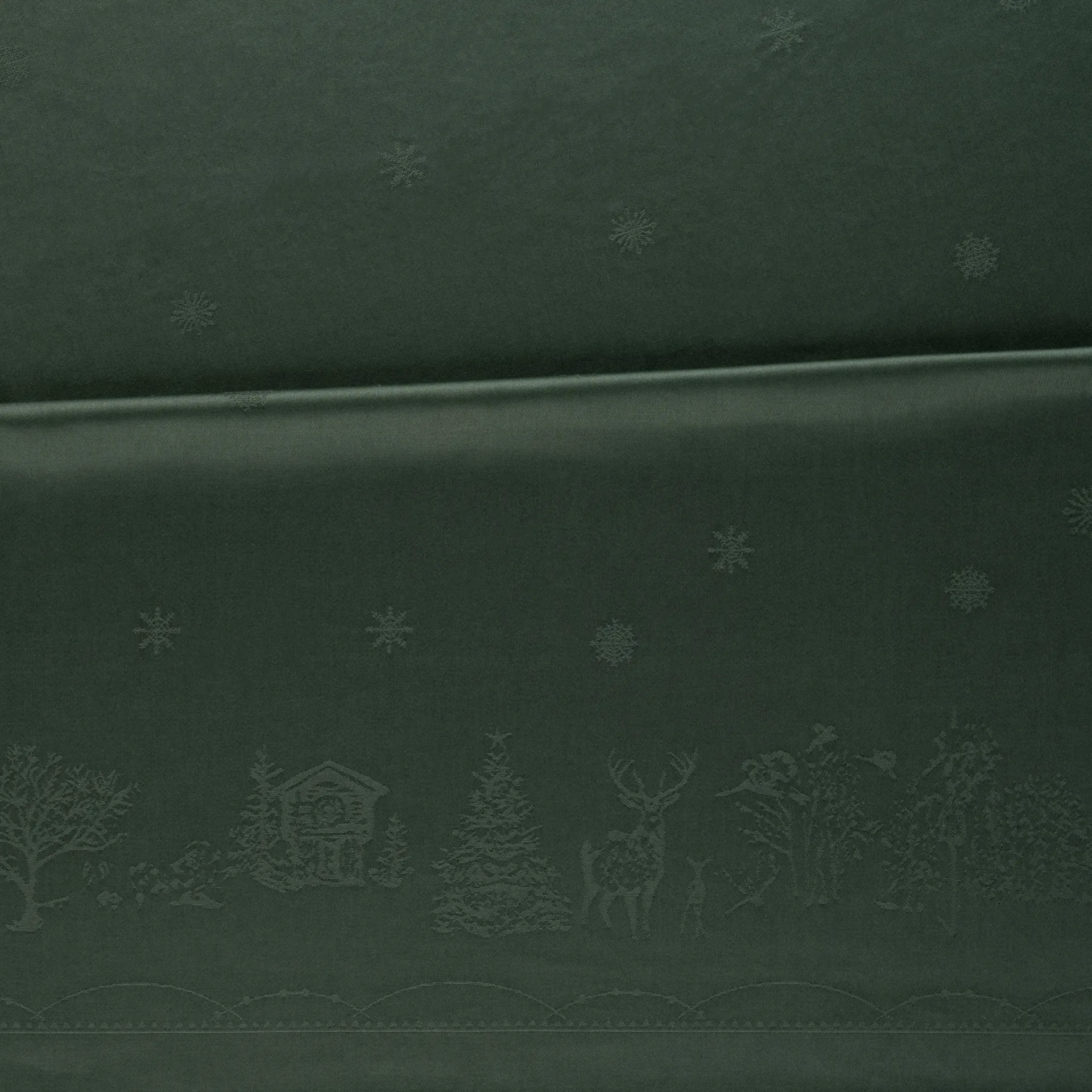 Julemorgen duk , Grön, 140x240 cm Wik & Walsøe