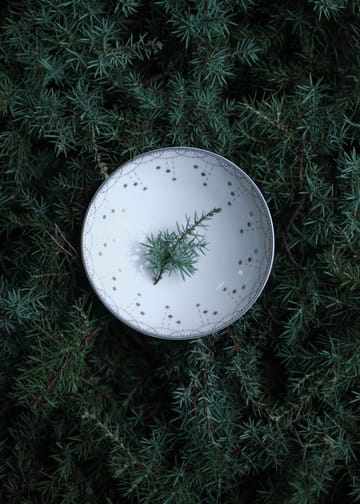 Julemorgen Garland liten skål 2-pack Ø12 cm - Vit - Wik & Walsøe