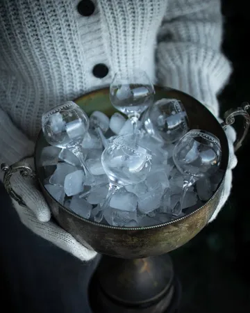 Julemorgen gildeglass vinglas - 12 cm - Wik & Walsøe