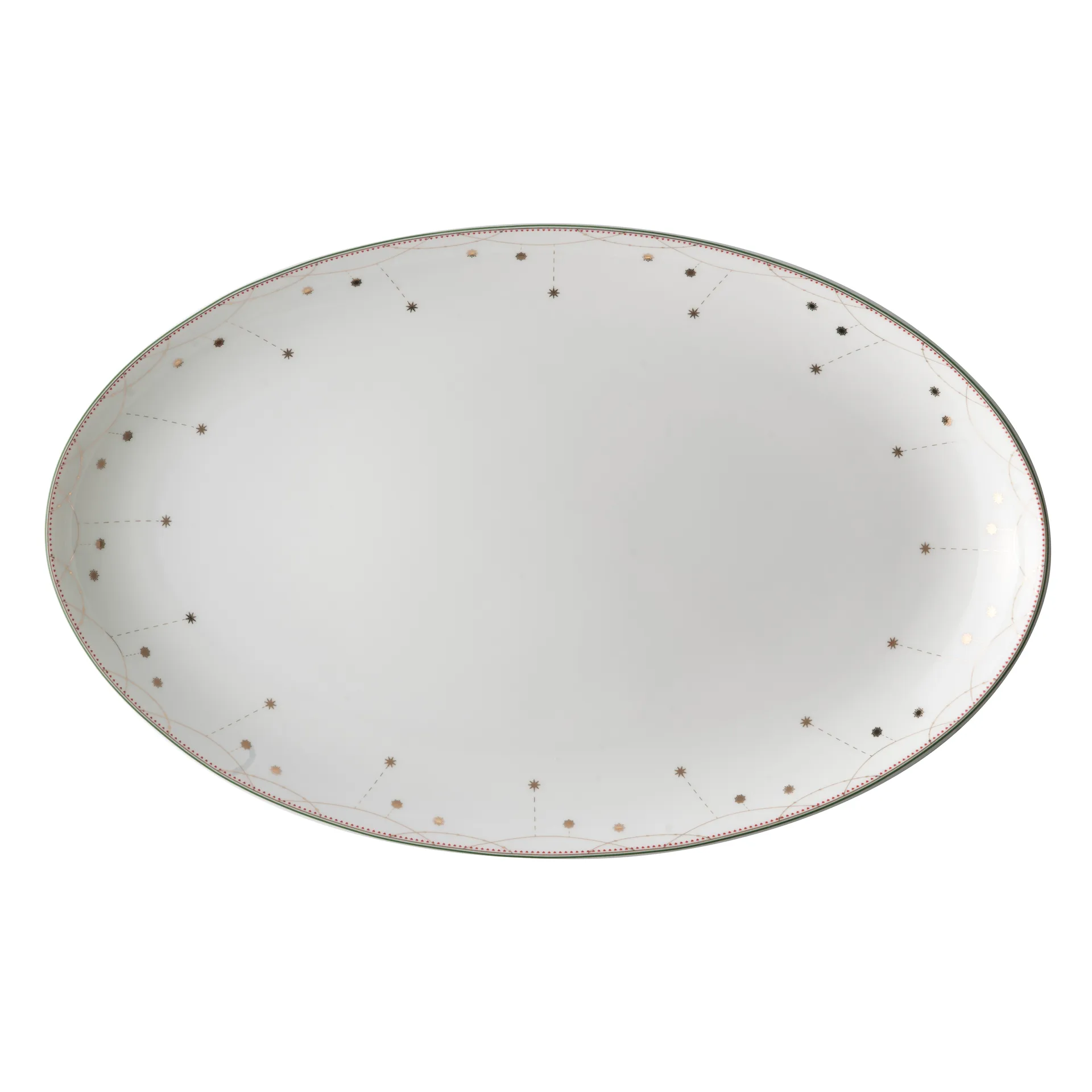 Julemorgen serveringsfat ovalt, 39 cm Wik & Walsøe