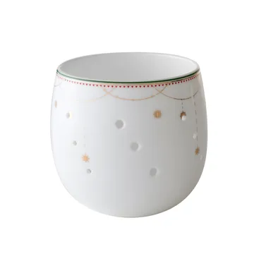 Julemorgen skål-ljuslykta - 8 cm - Wik & Walsøe