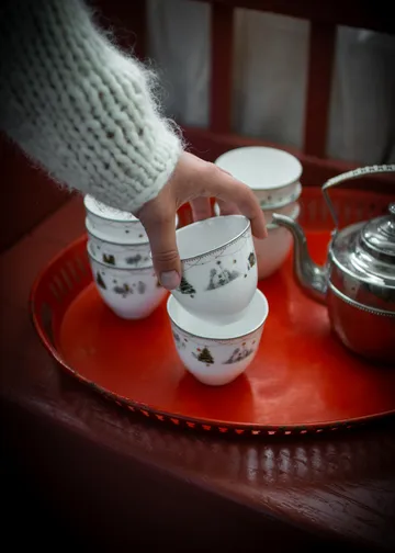 Julemorgen Story kopp 2-pack 20 cl - Vit - Wik & Walsøe