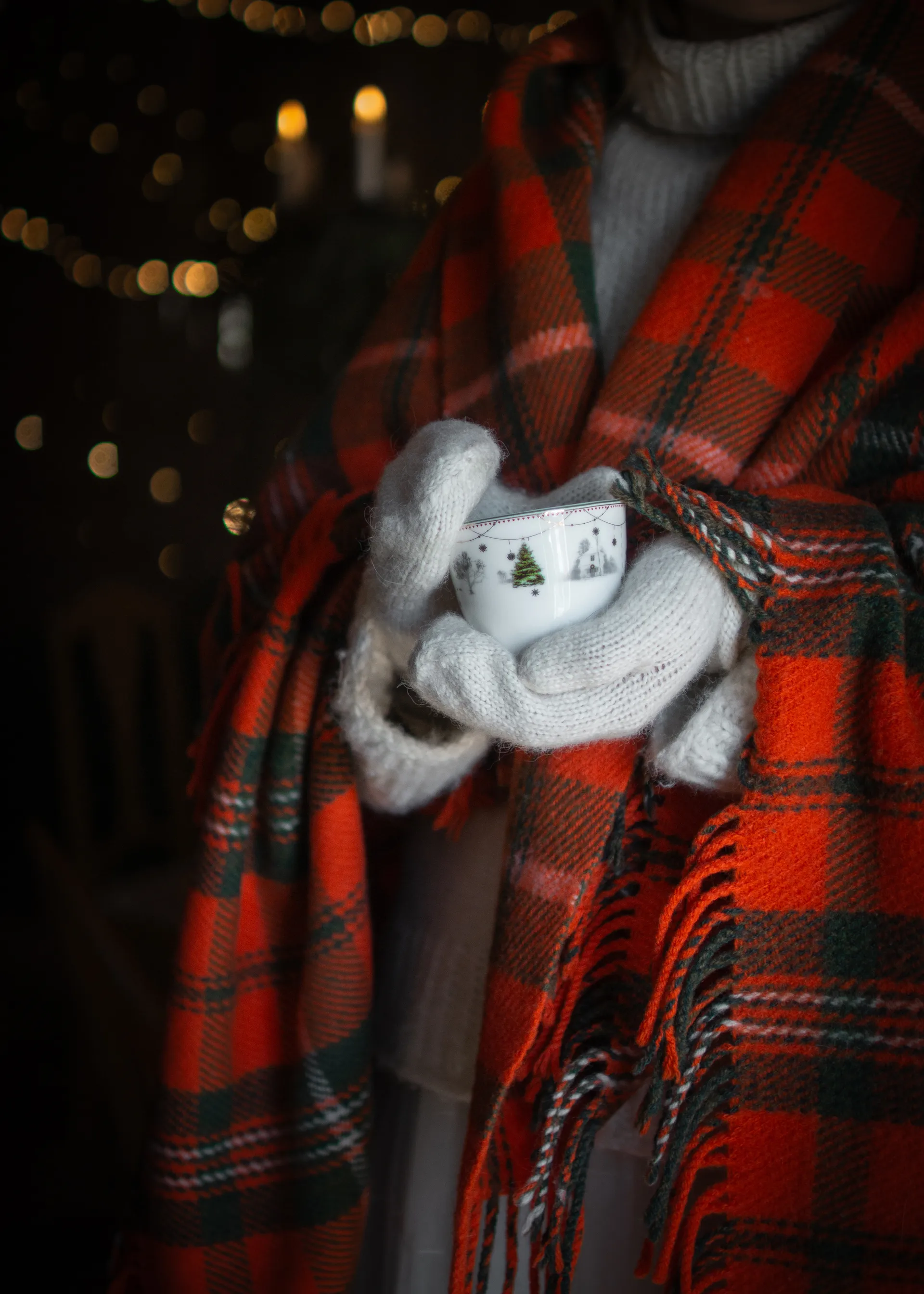 Julemorgen Story kopp 2-pack 20 cl, Vit Wik & Walsøe