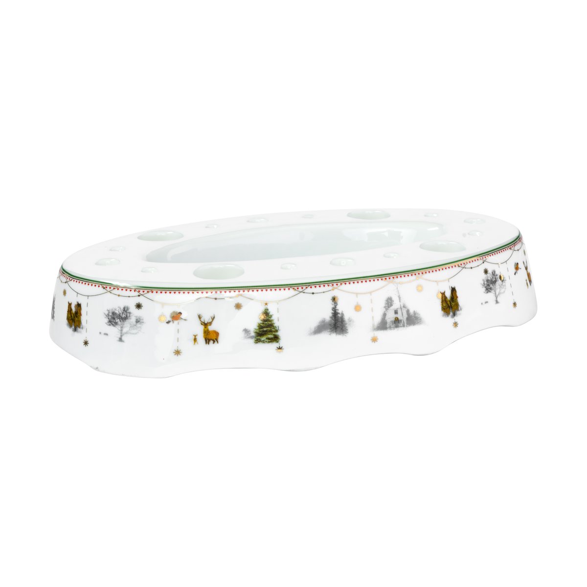 Wik & Walse Julemorgen Story ljusstake Vit | Skandinavisk Design | Ljusstakar | Vit