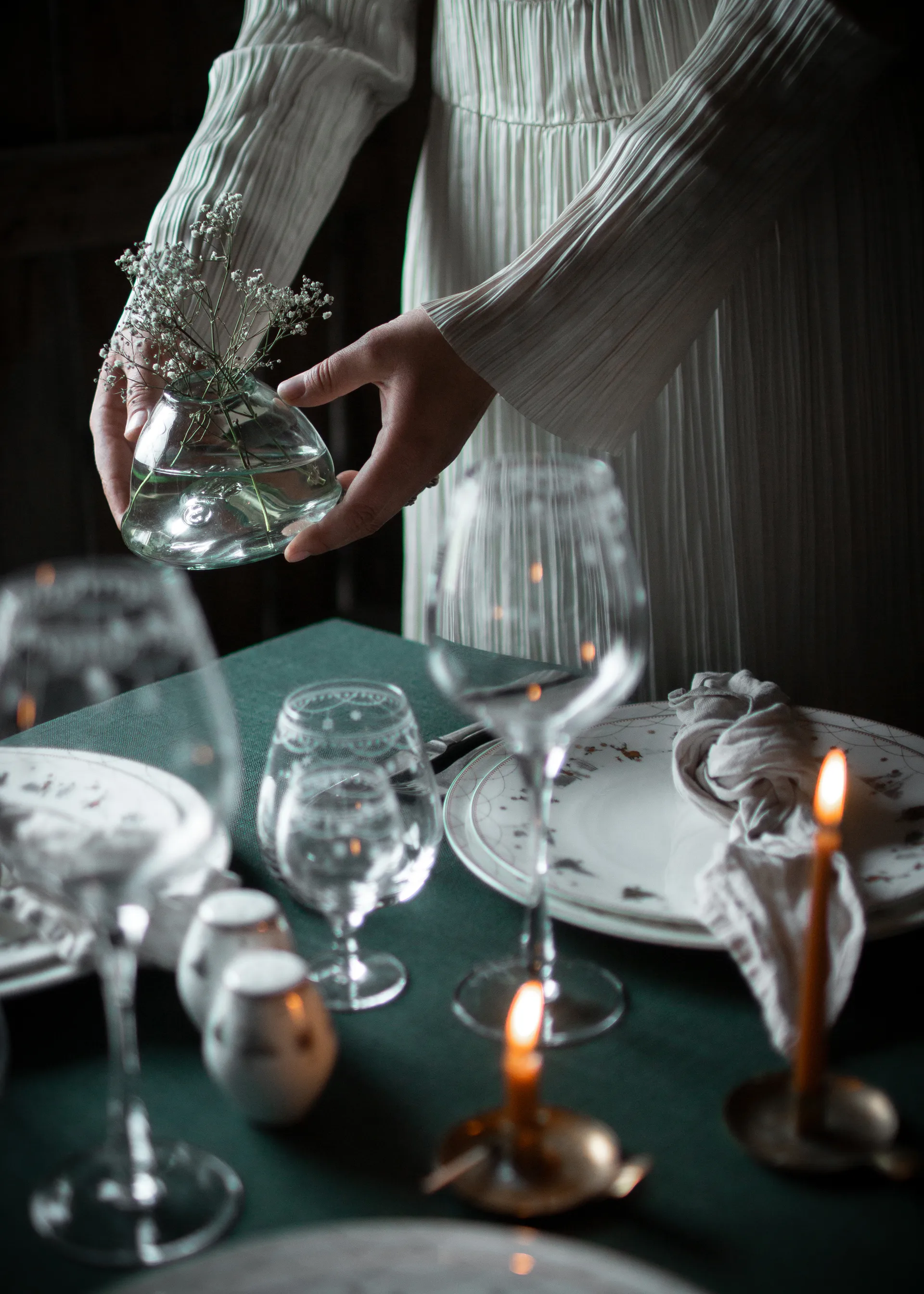 Julemorgen Story salt & pepparkar 2 delar, Vit Wik & Walsøe