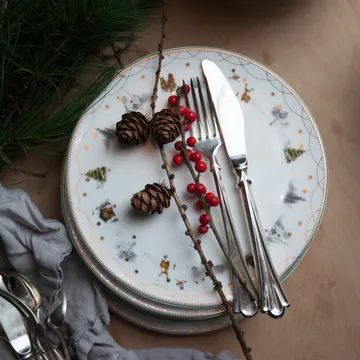 Julemorgen tallrik Ø20 cm 6-pack - undefined - Wik & Walsøe