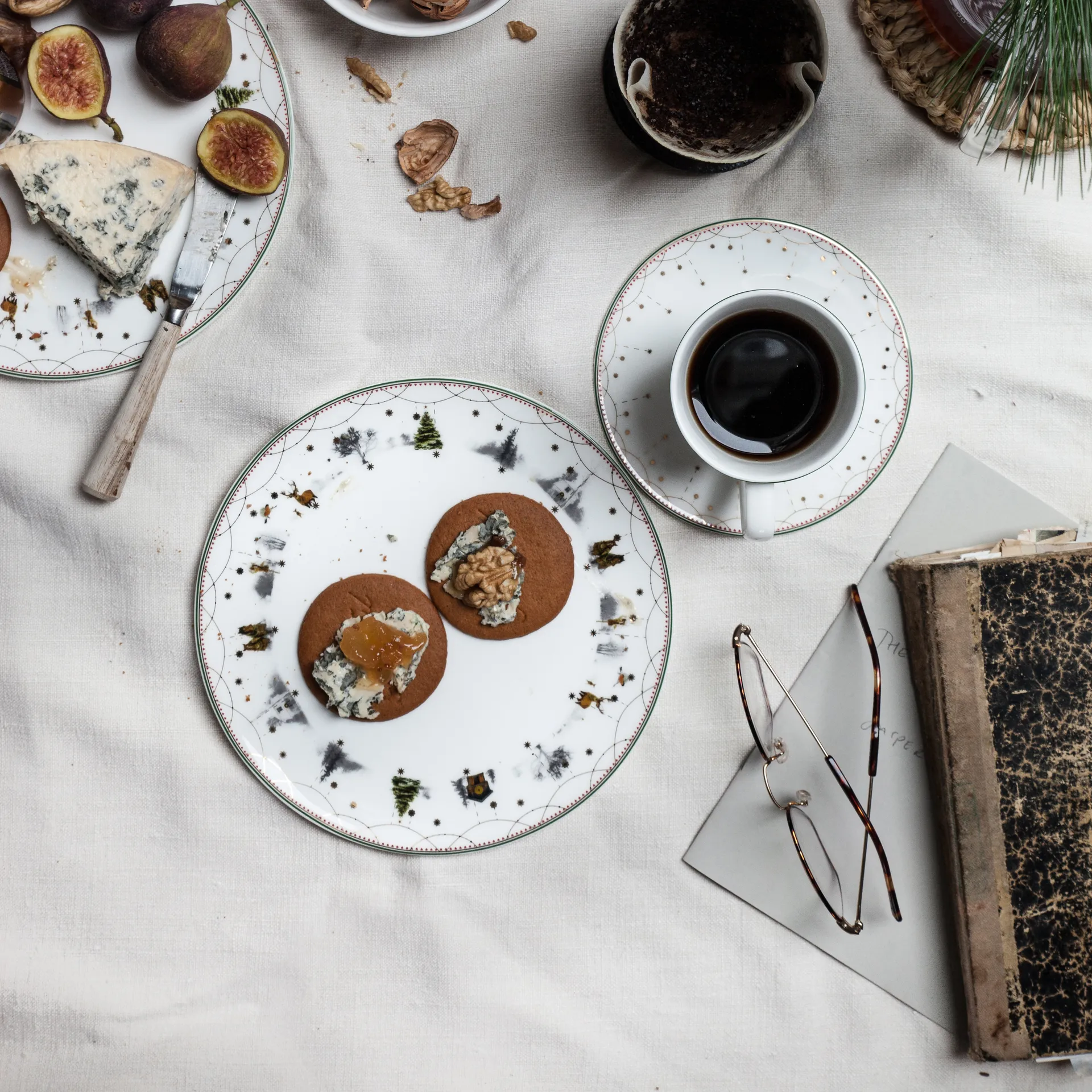 Julemorgen tallrik, Ø20 cm Wik & Walsøe