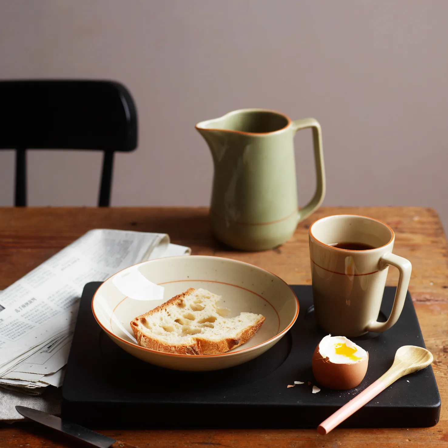 Rustikk kanna grön, 0,5 l Wik & Walsøe