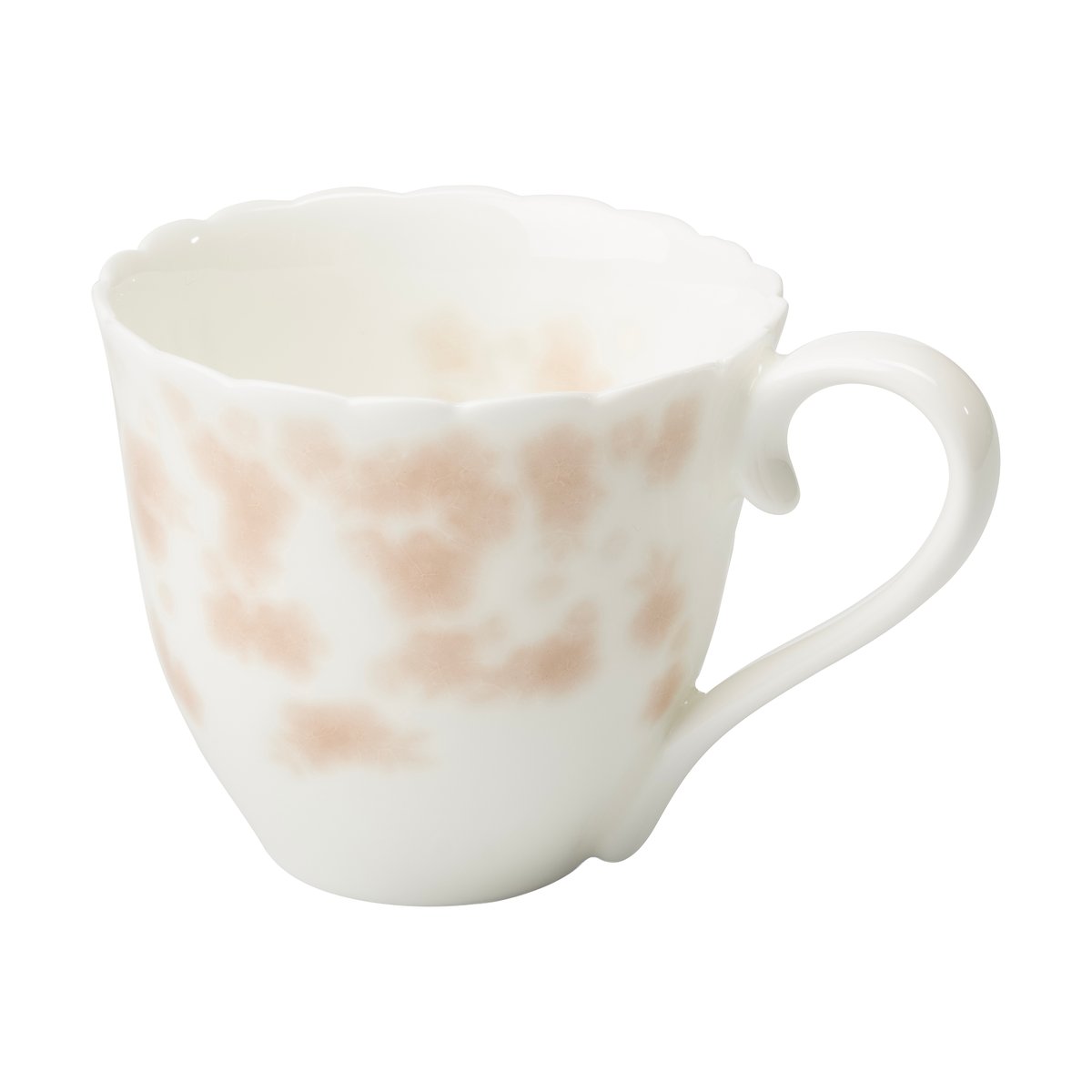 Wik & Walse Slåpeblom kopp 20 cl Rosa | Skandinavisk Design | Kaffekoppar | Vit