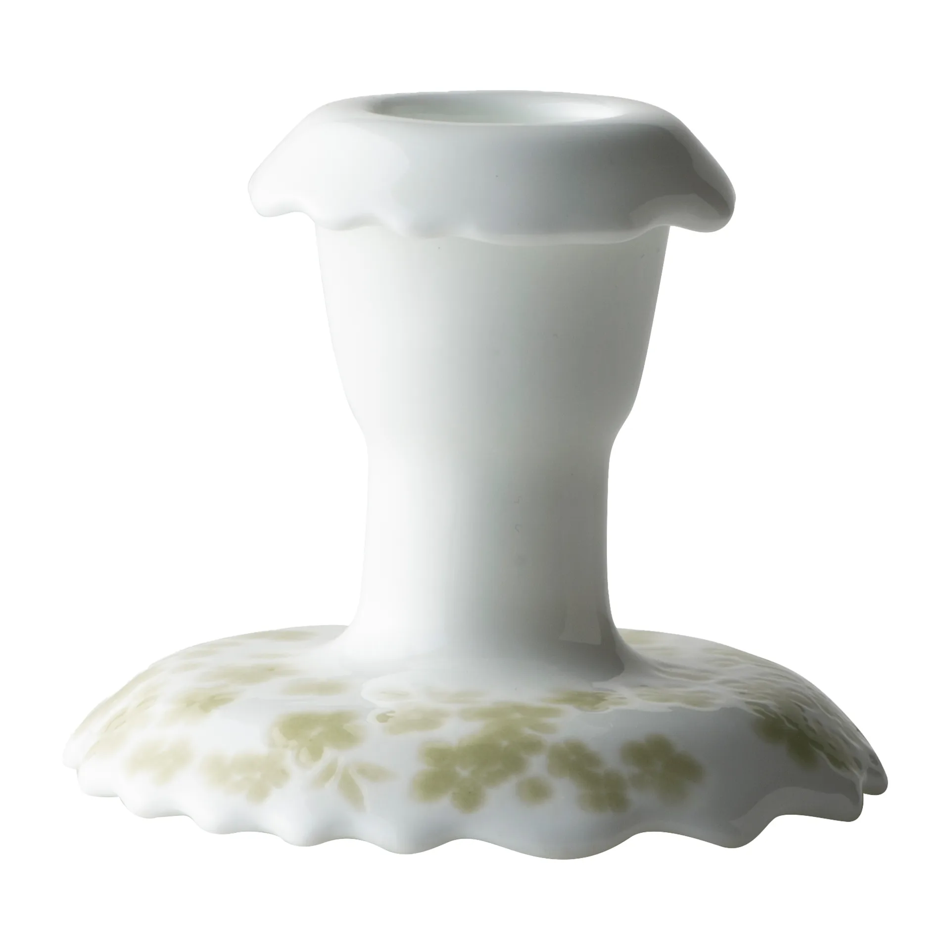 Slåpeblom ljusstake 5,5 cm, Grön Wik & Walsøe