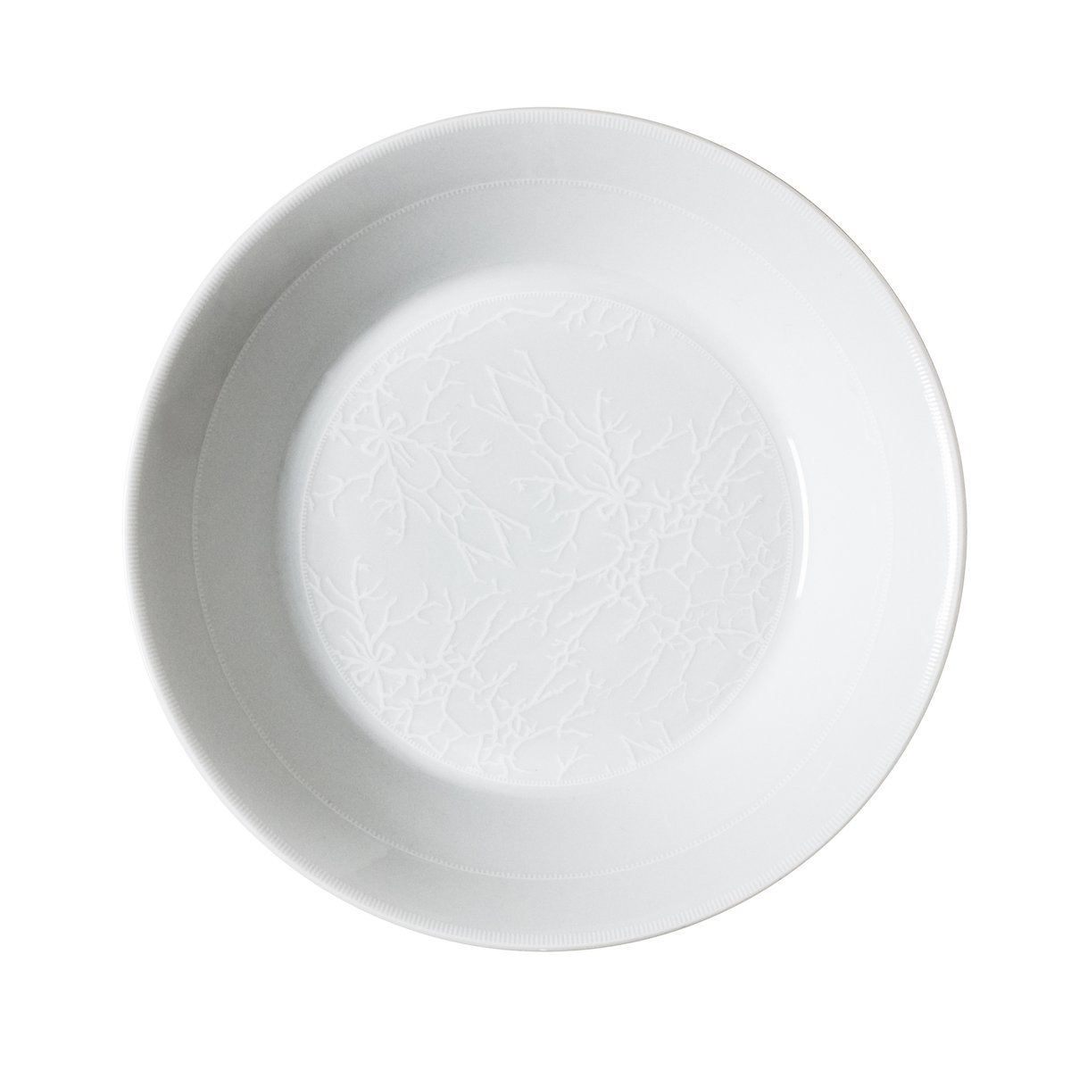 Wik & Walse Whitewood djup tallrik 21 cm | Skandinavisk Design | Djupa tallrikar | Vit
