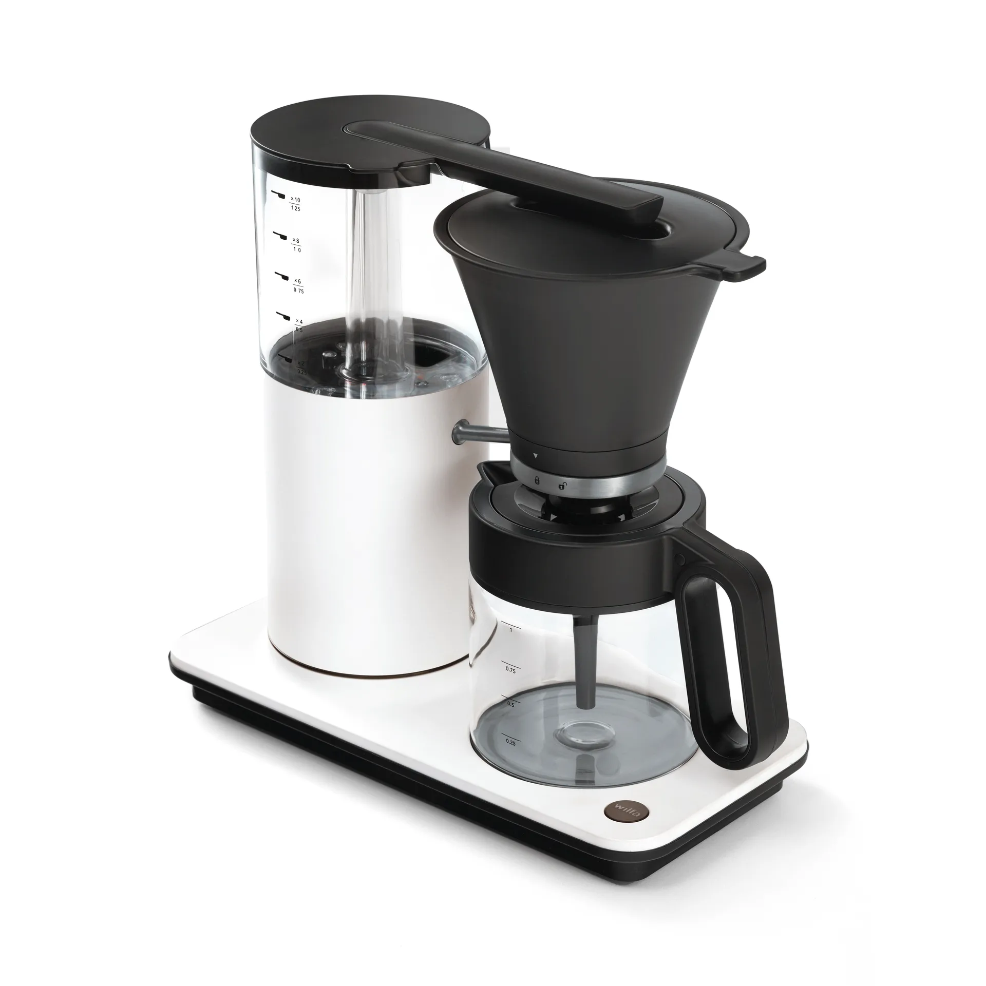 CM2W-A125 classic tall kaffebryggare 12 koppar, Vit Wilfa