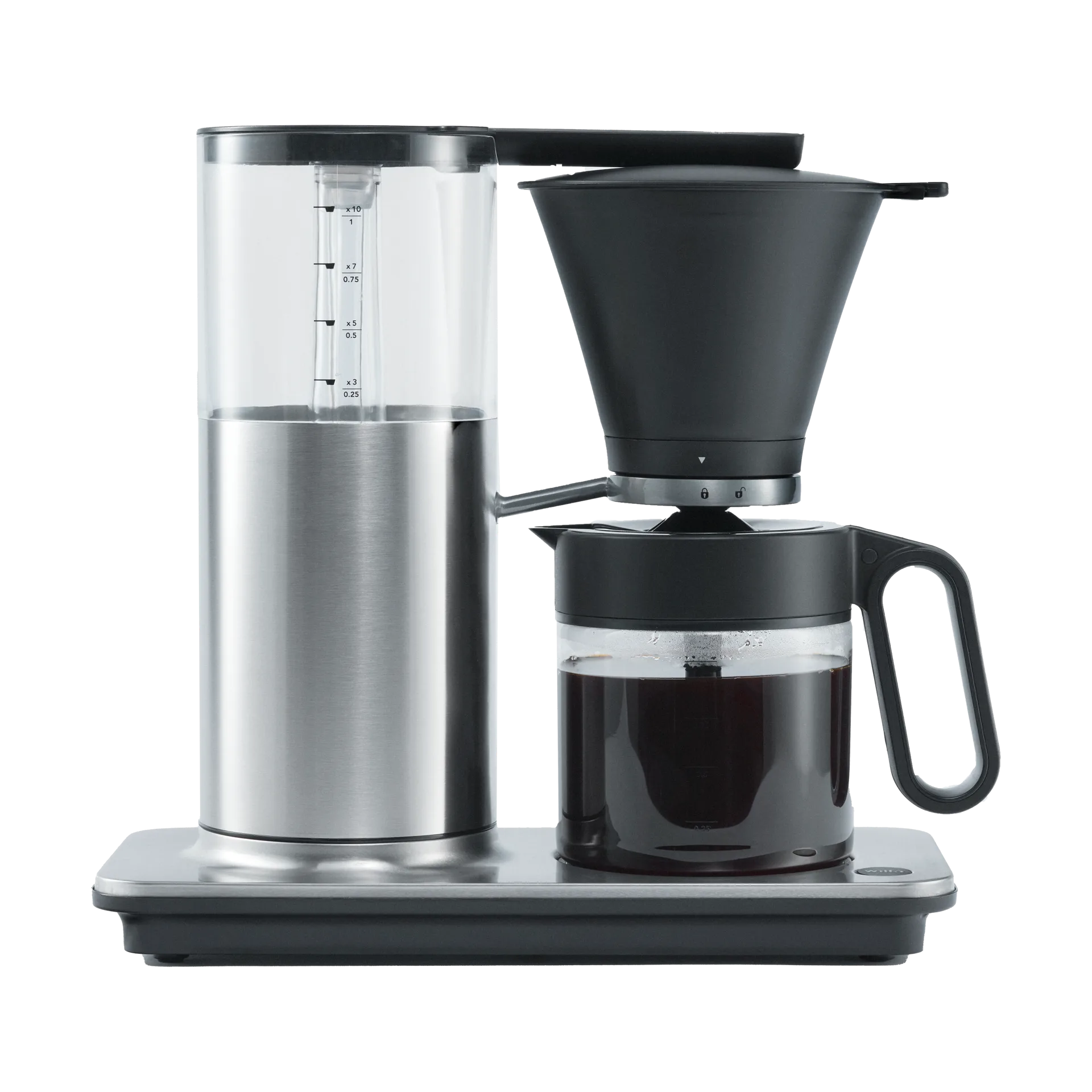 CM3S-A100 classic pause kaffebryggare 10 koppar, Silver Wilfa