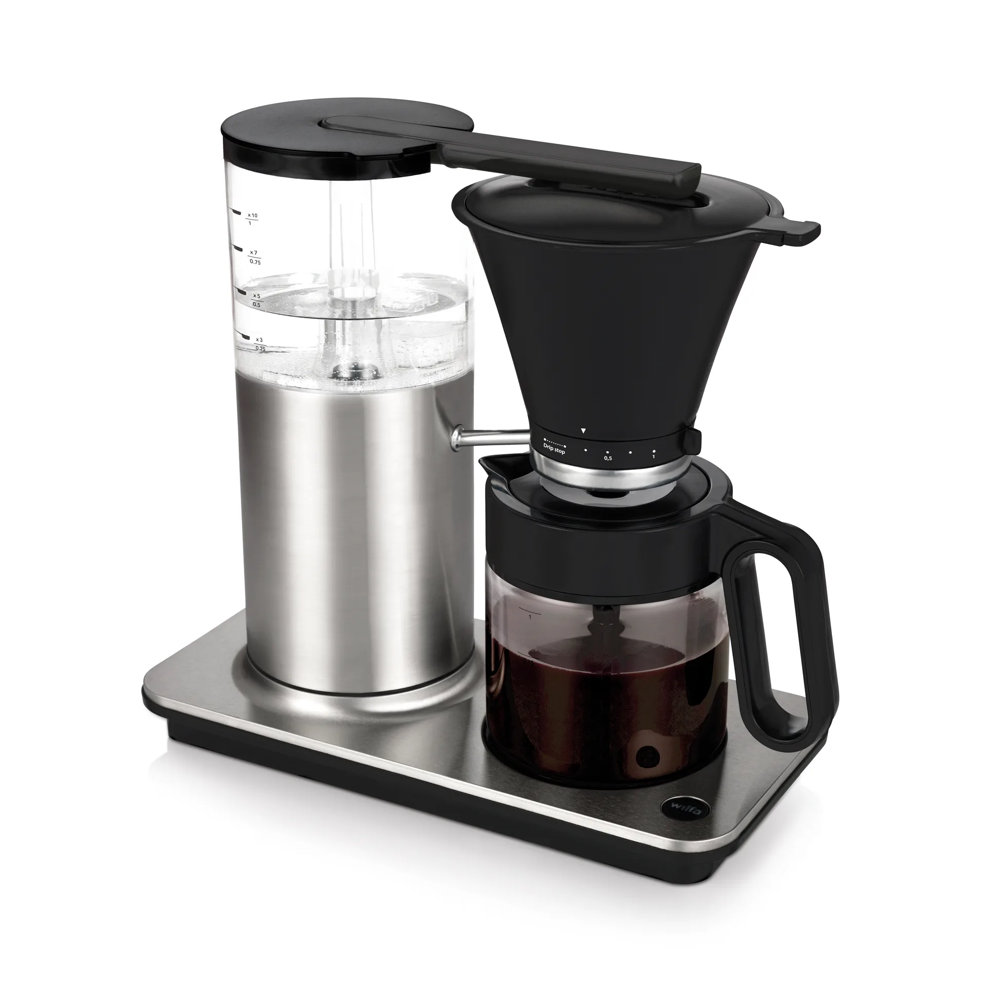 CM6S-100 classic kaffebryggare 1 L, Silver Wilfa
