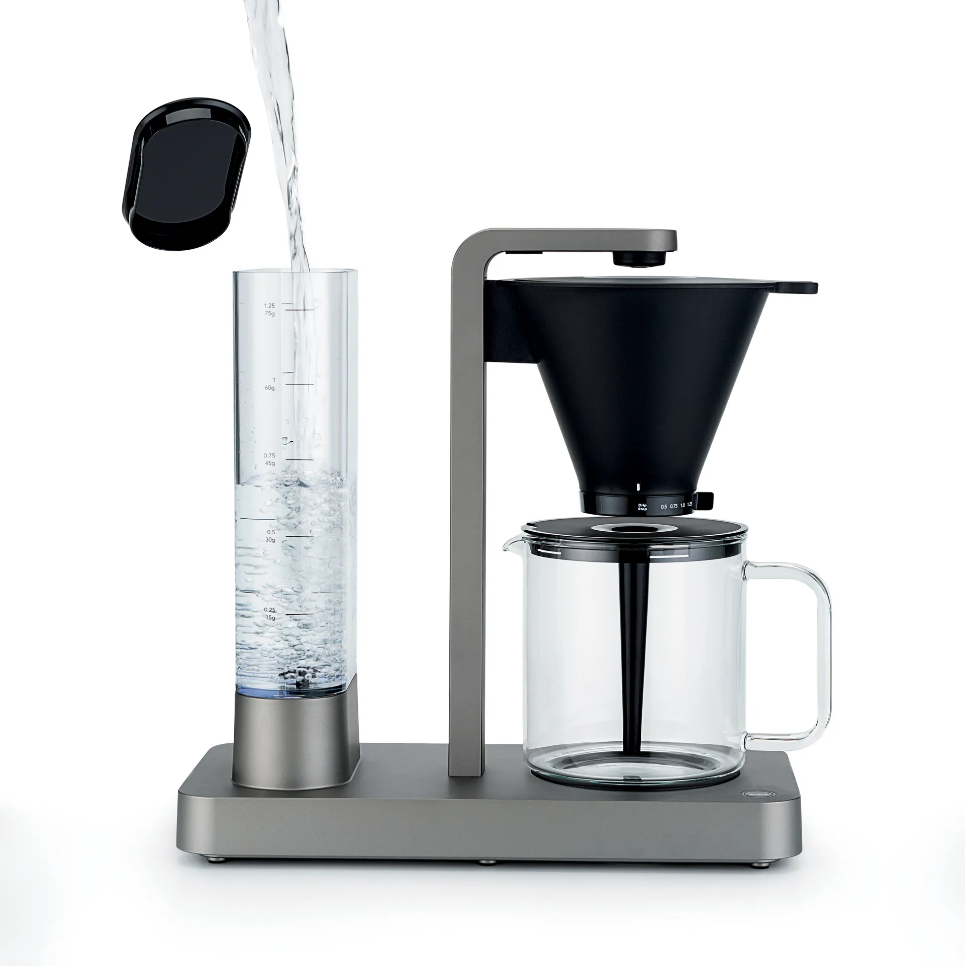 CM7T-125 performance kaffebryggare 1,25 L, Silver Wilfa