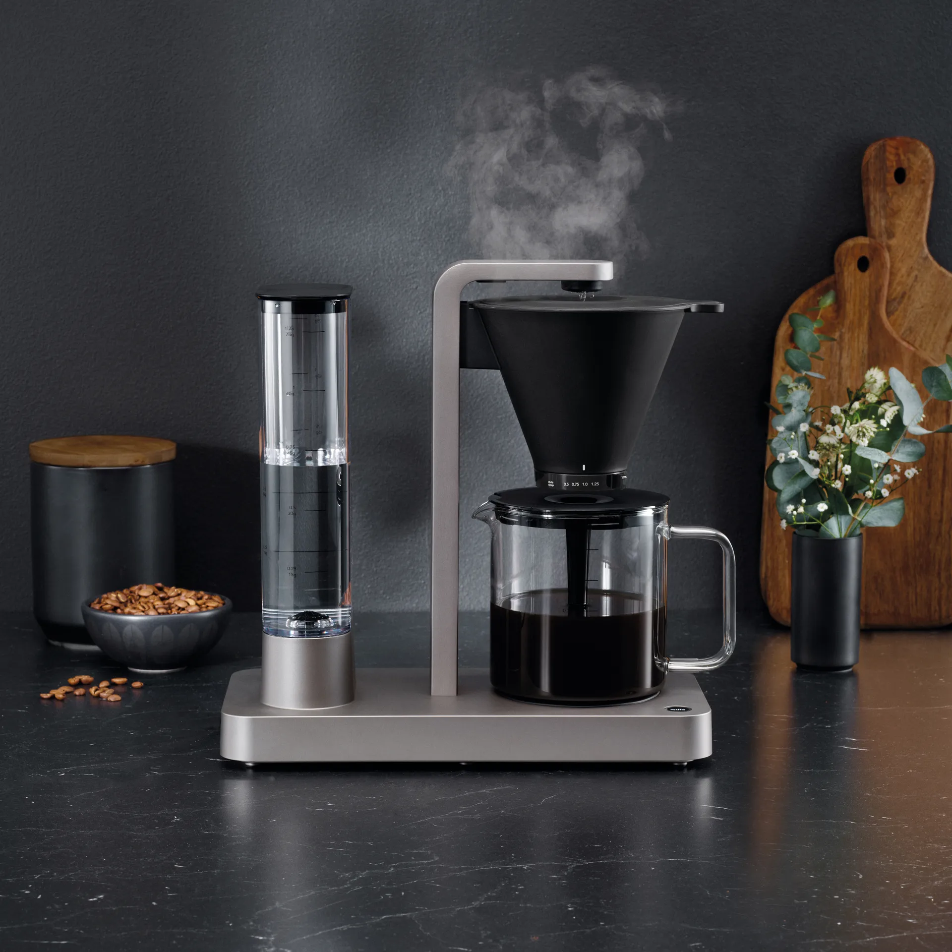 CM7T-125 performance kaffebryggare 1,25 L, Silver Wilfa