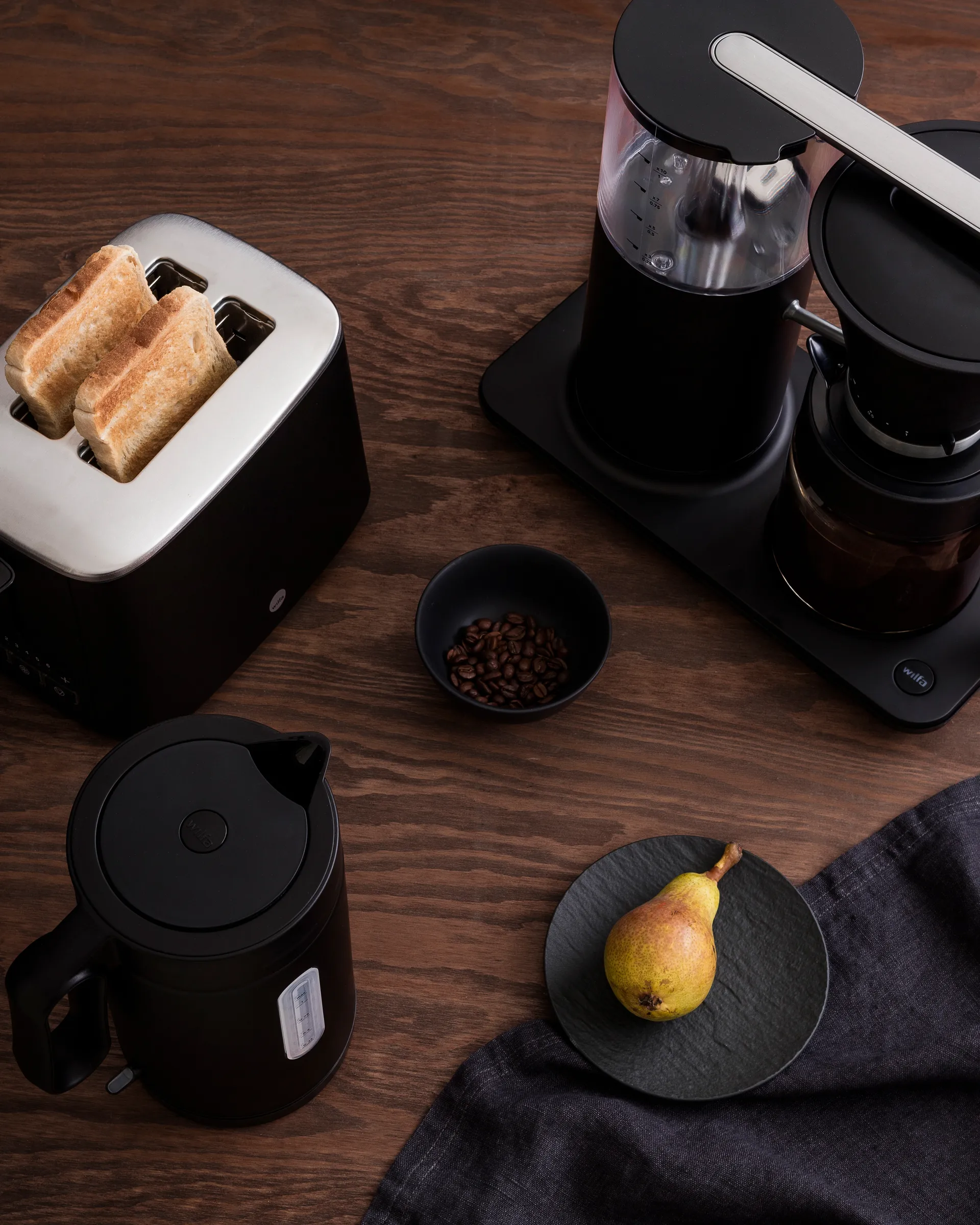 CT-1000MB classic brödrost 2 skivor, Svart Wilfa