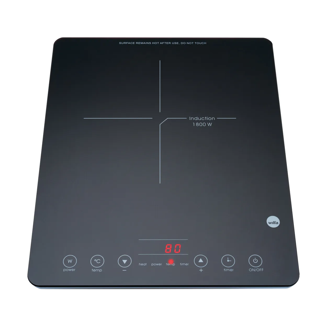 Wilfa ICP-1800B Kokplatta Induktion Svart | Skandinavisk Design | Övriga köksapparater | Svart