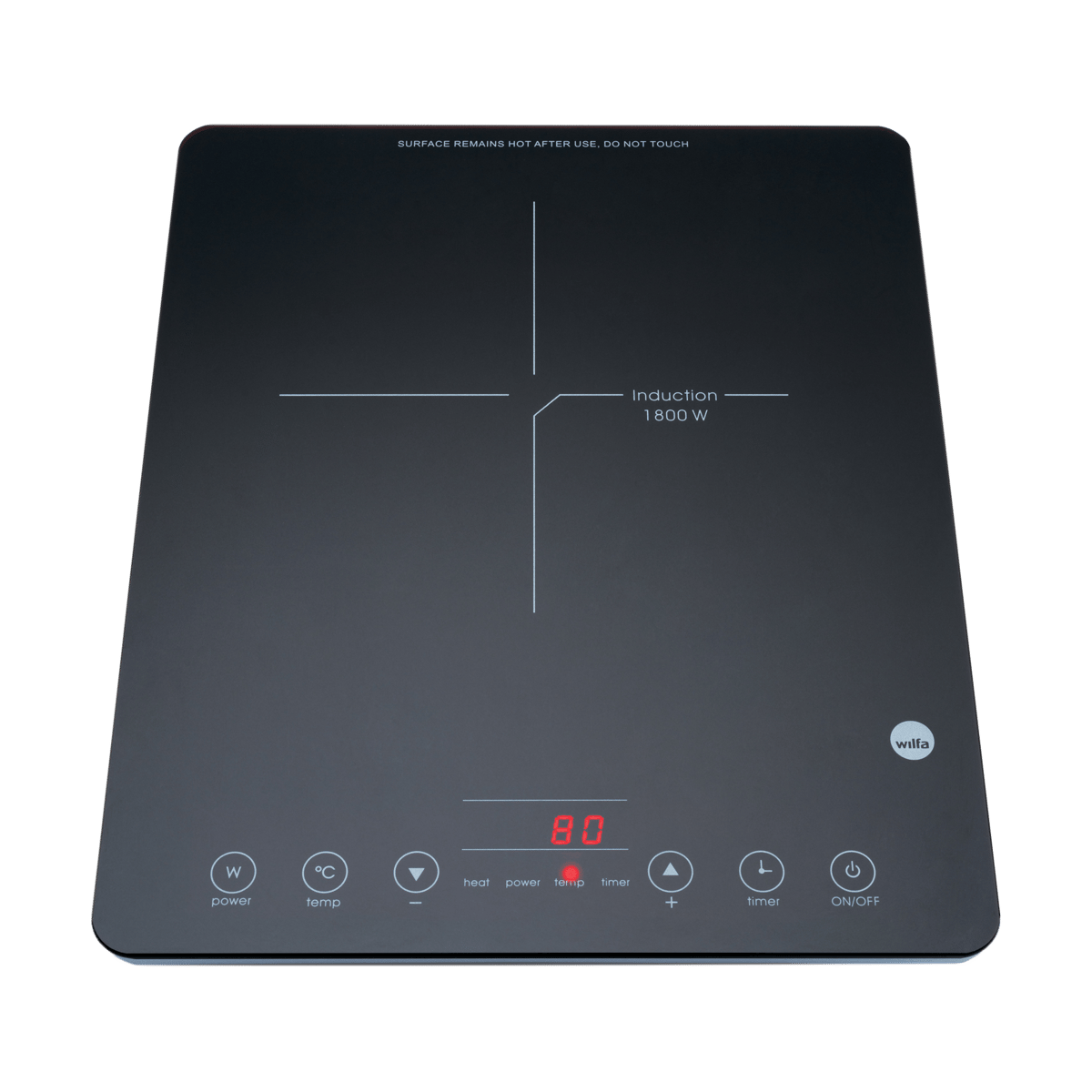 Wilfa ICP-1800B Kokplatta Induktion Svart | Skandinavisk Design | Övriga köksapparater | Svart