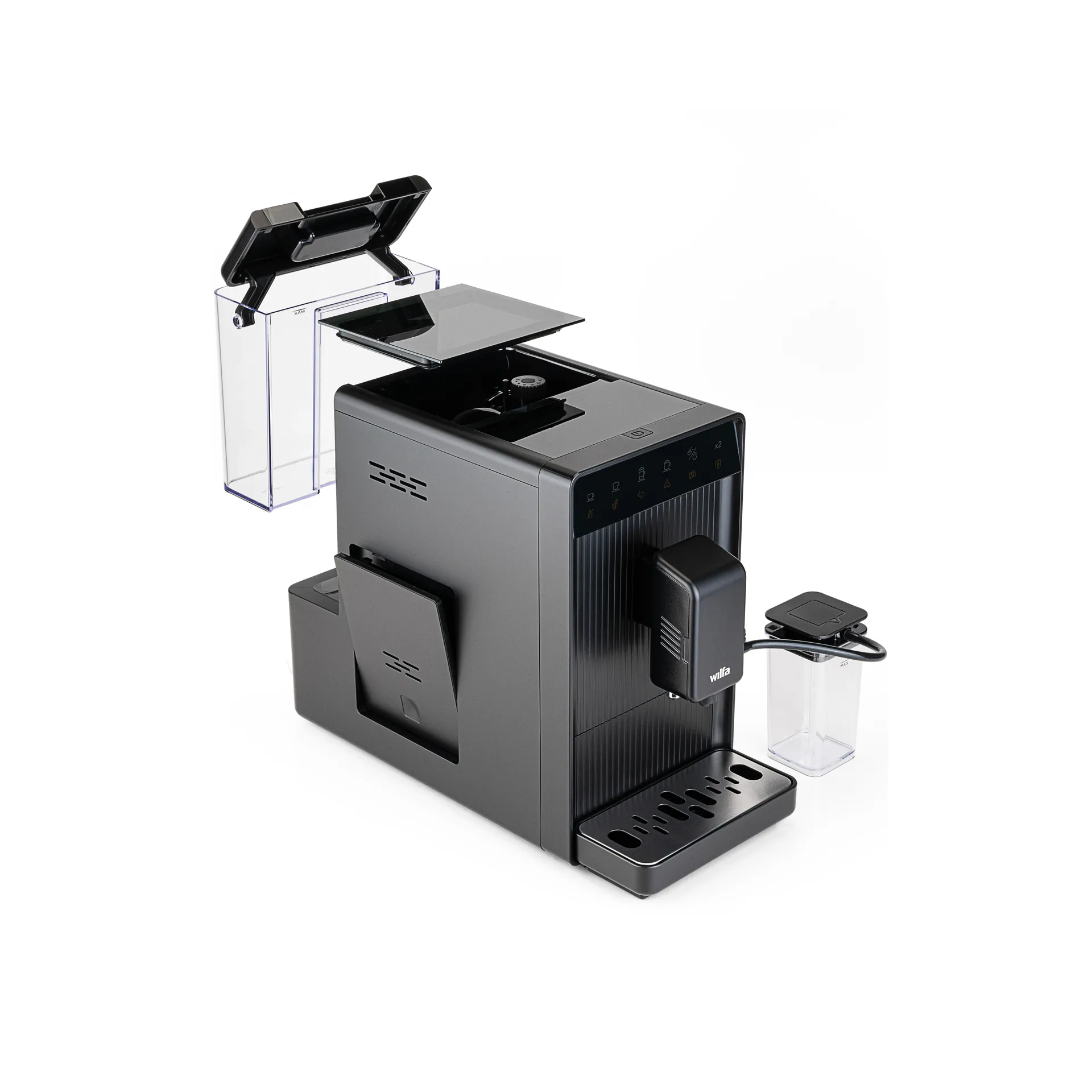 Volo EMA1B-TCM19 automatisk espressomaskin, Svart Wilfa