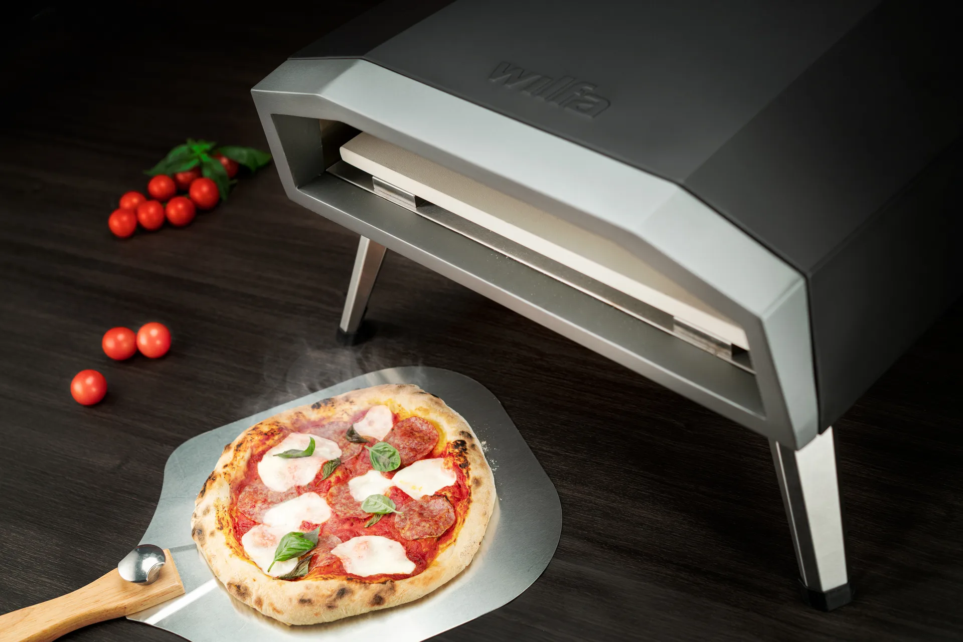 Wilfa pizzaugn 16", Mattsvart Wilfa