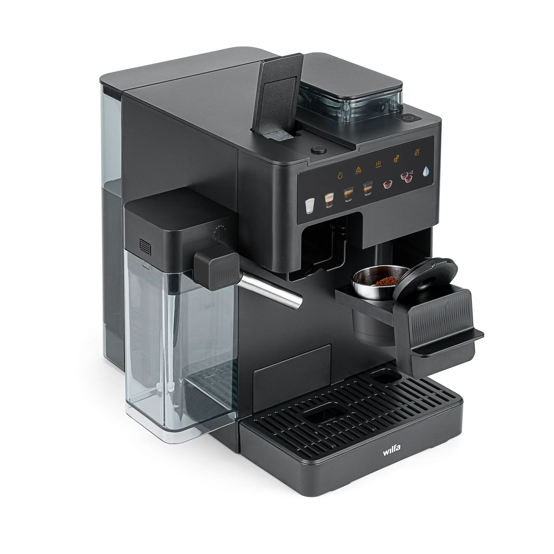 Wilfa Volo multi grind kapselmaskin, Svart, 1,7 L Wilfa