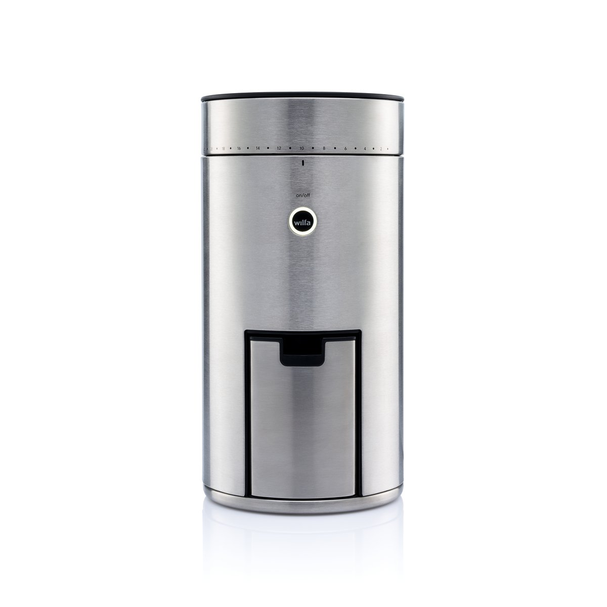 Wilfa WSFB-100S kaffekvarn Silver | Skandinavisk Design | Kaffekvarnar | Silverfärgad