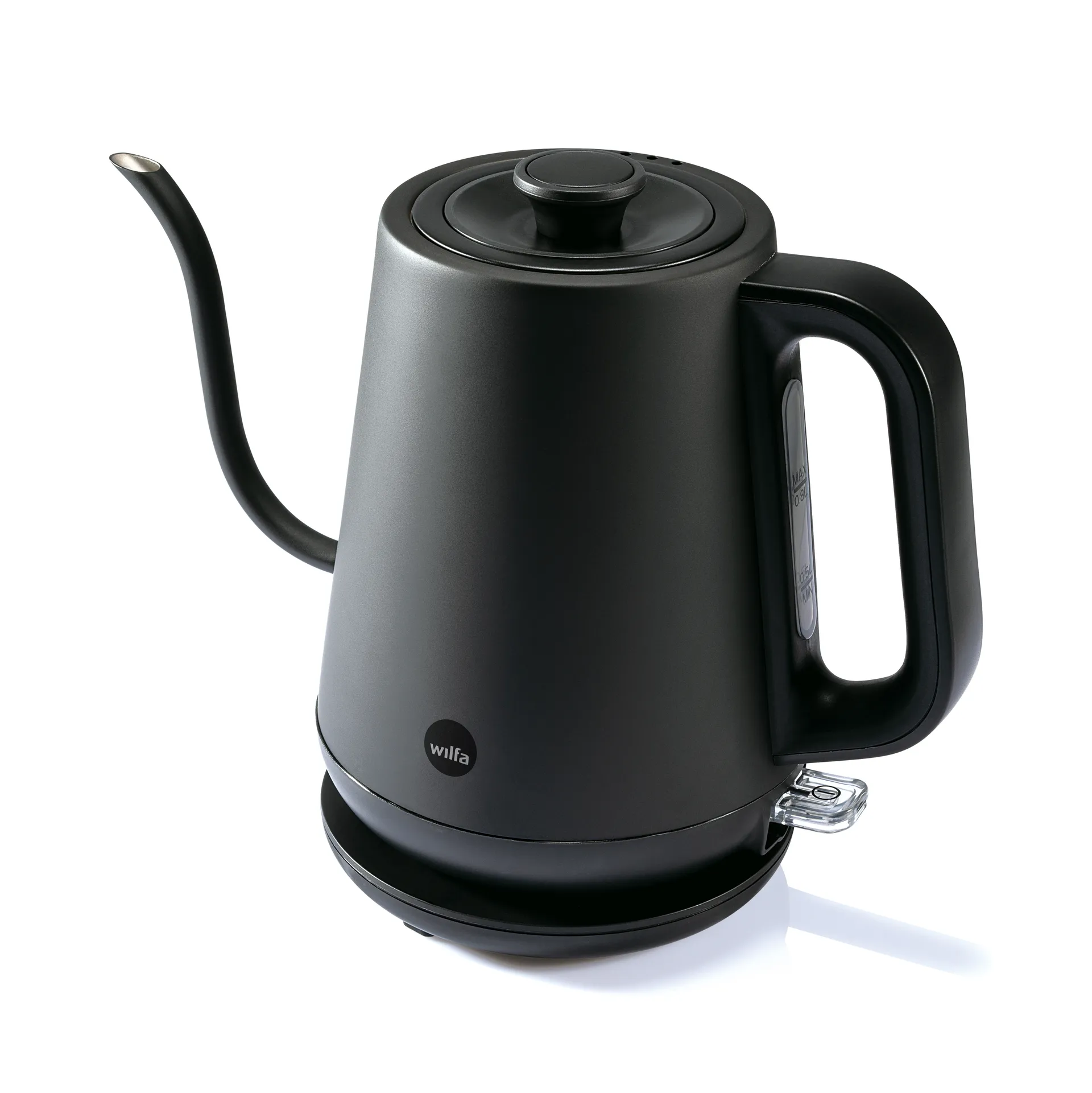 WSPOK-1000B pour over vattenkokare, Mattsvart Wilfa