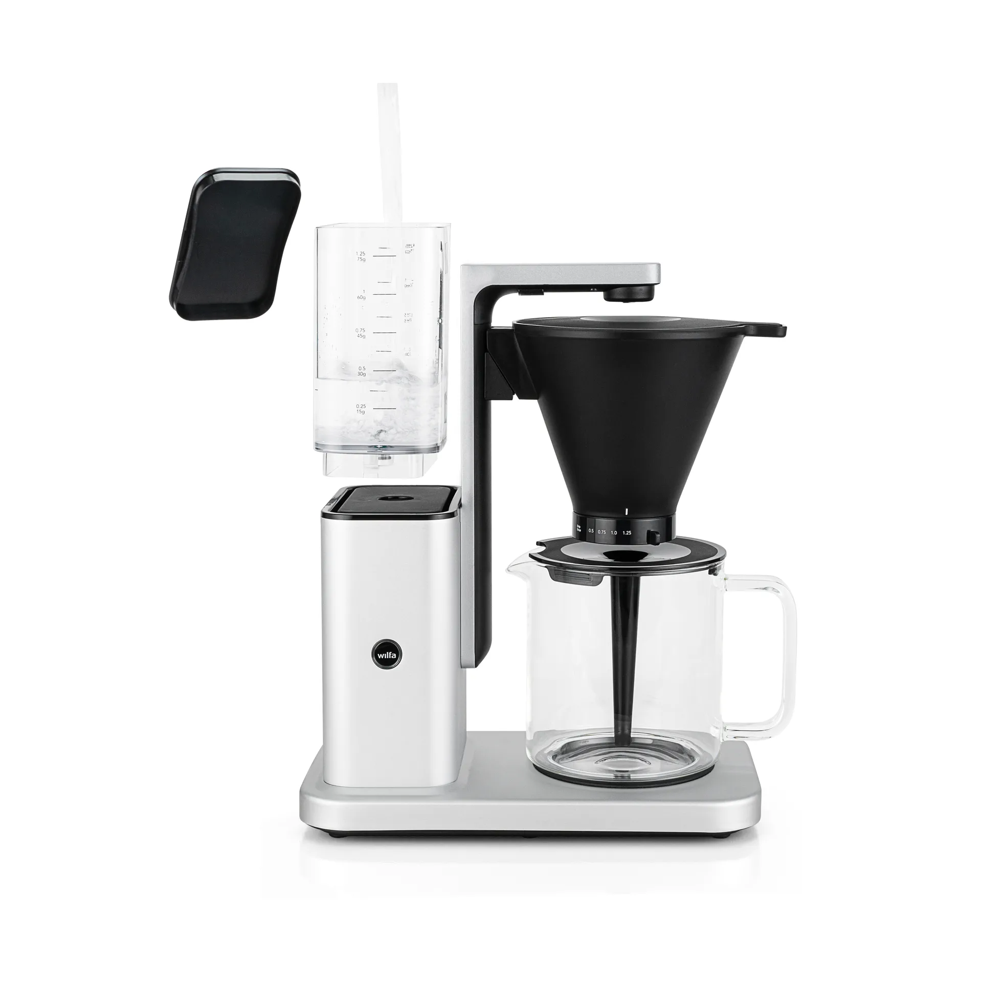 Zense CM10APA-M125 alux kaffebryggare, Silver Wilfa